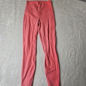Lululemon Align Pant 25" 4 Women’s Guava Pink Nulu Fabric